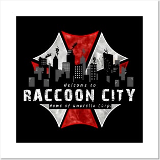 Raccoon City Shirt Posters and Art